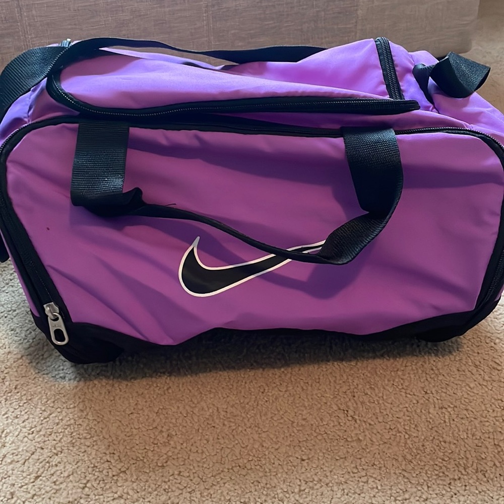 Last call (will donate) Small purple Nike duffle bag